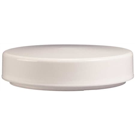 Liteco 11 in. x 2-1/2 in. x 9-7/8 in. Fitter White Replacement Acrylic Drum Lens 25011-WH
